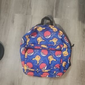 Blue Pikachu and Poké Ball Backpack